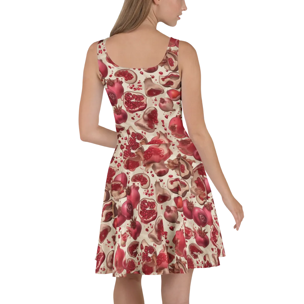 Pomegranate Atelier on Skater Dress — Back