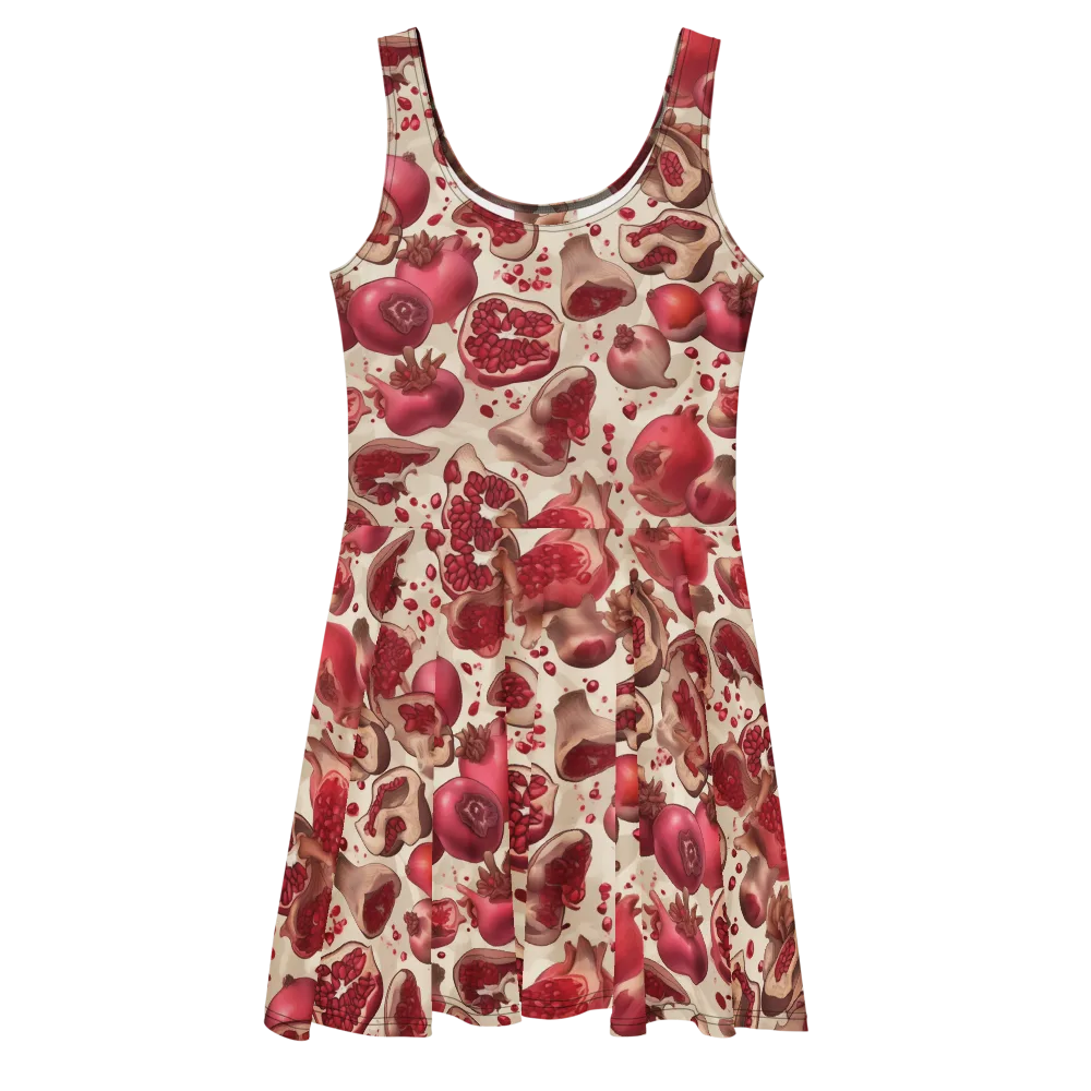 Pomegranate Atelier on Skater Dress — Front