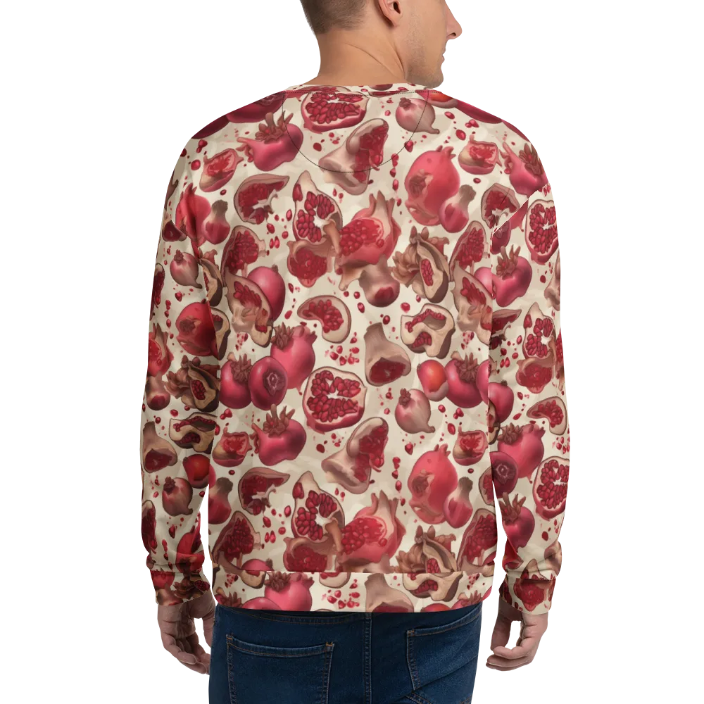 Pomegranate Atelier on Sweatshirt — Back