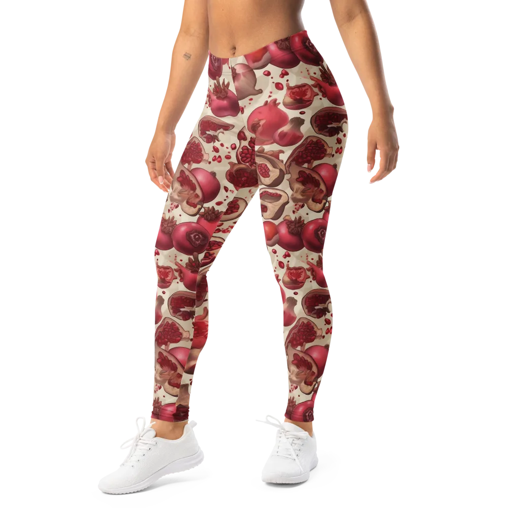 Pomegranate Atelier on Leggings — Left Front