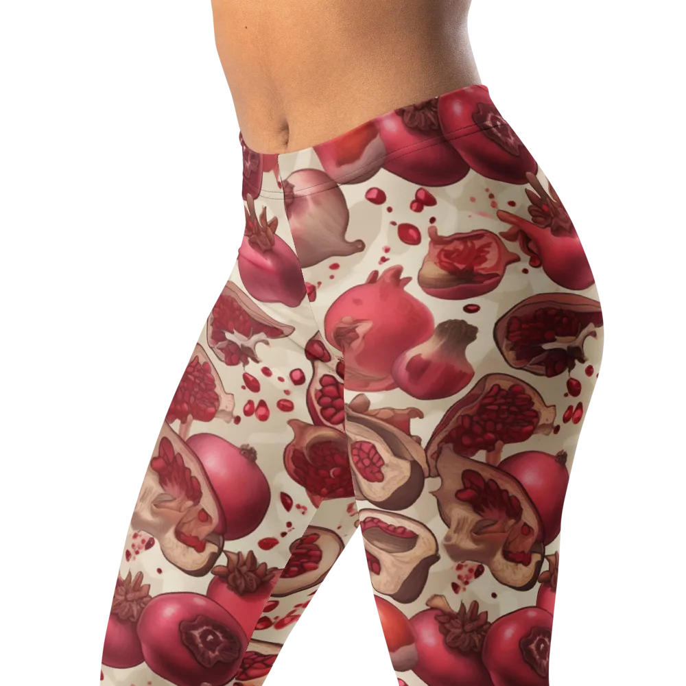 Pomegranate Atelier on Leggings — Left Front