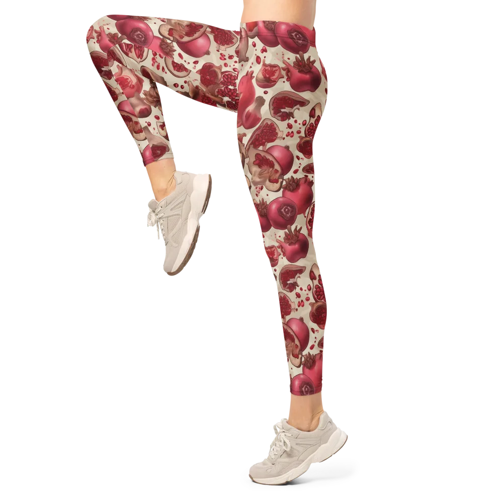 Pomegranate Atelier on Leggings — Left
