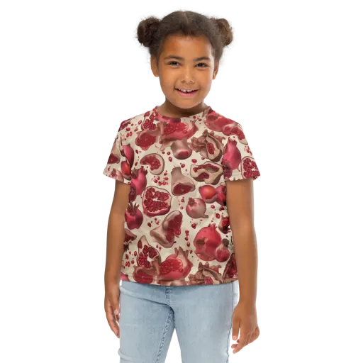 Pomegranate Atelier on a Kids Crew Neck T-Shirt
