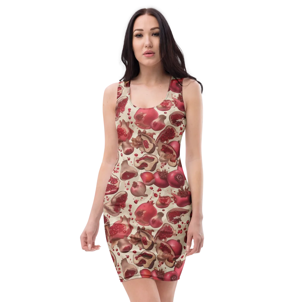 Pomegranate Atelier on Bodycon Dress — Front
