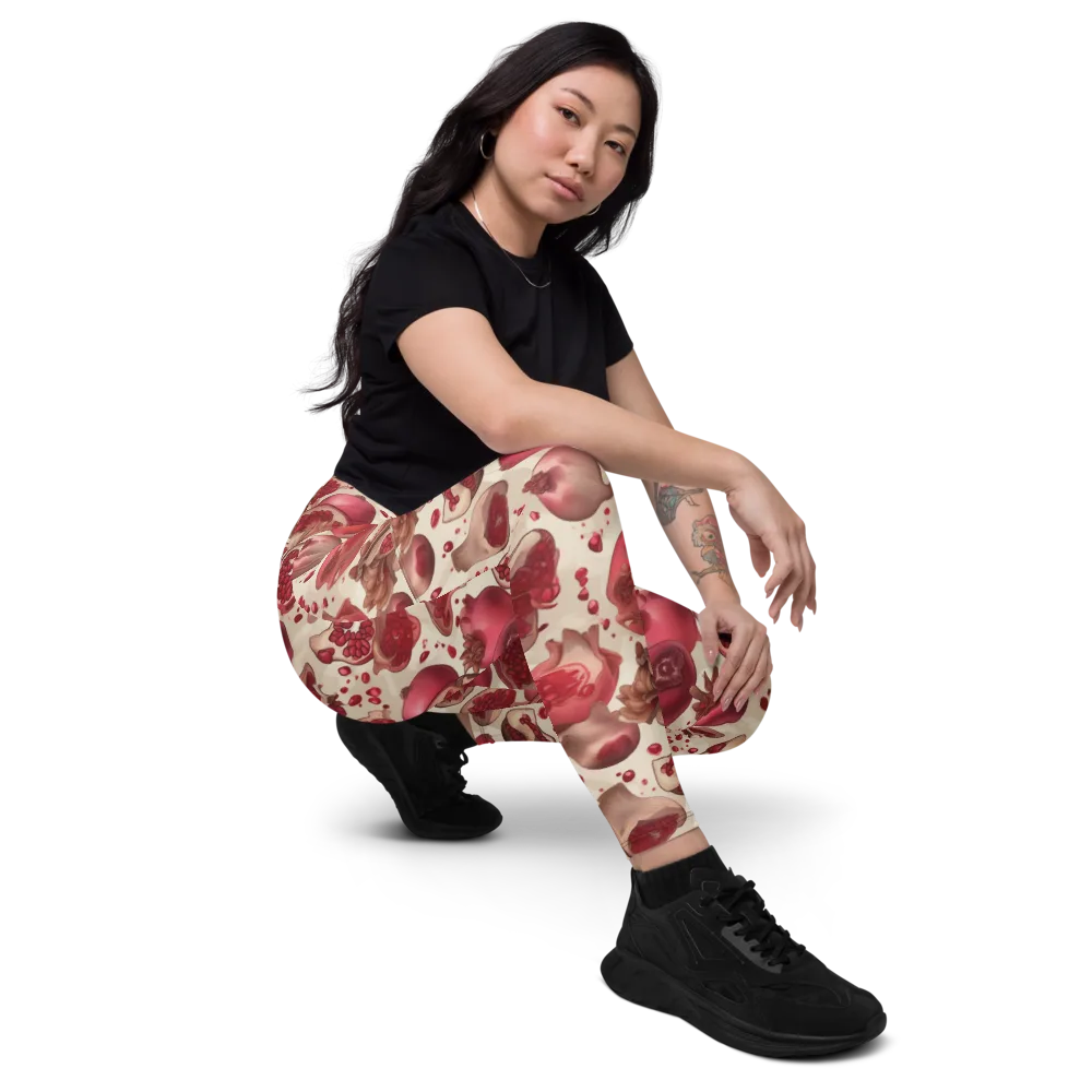 Pomegranate Atelier on Leggings with Pockets — Right Front