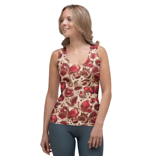 Pomegranate Atelier on a Women's Tank Top