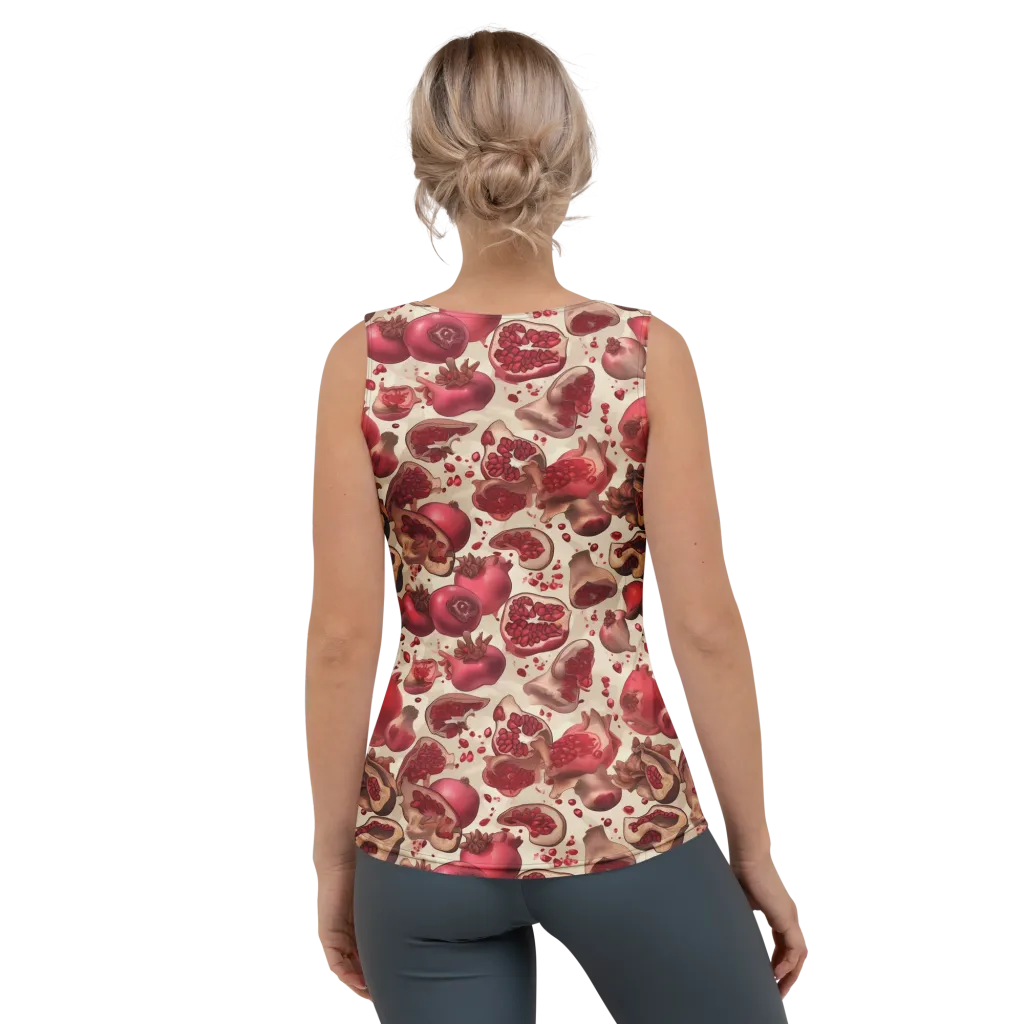 Pomegranate Atelier on Women's Tank Top — Back