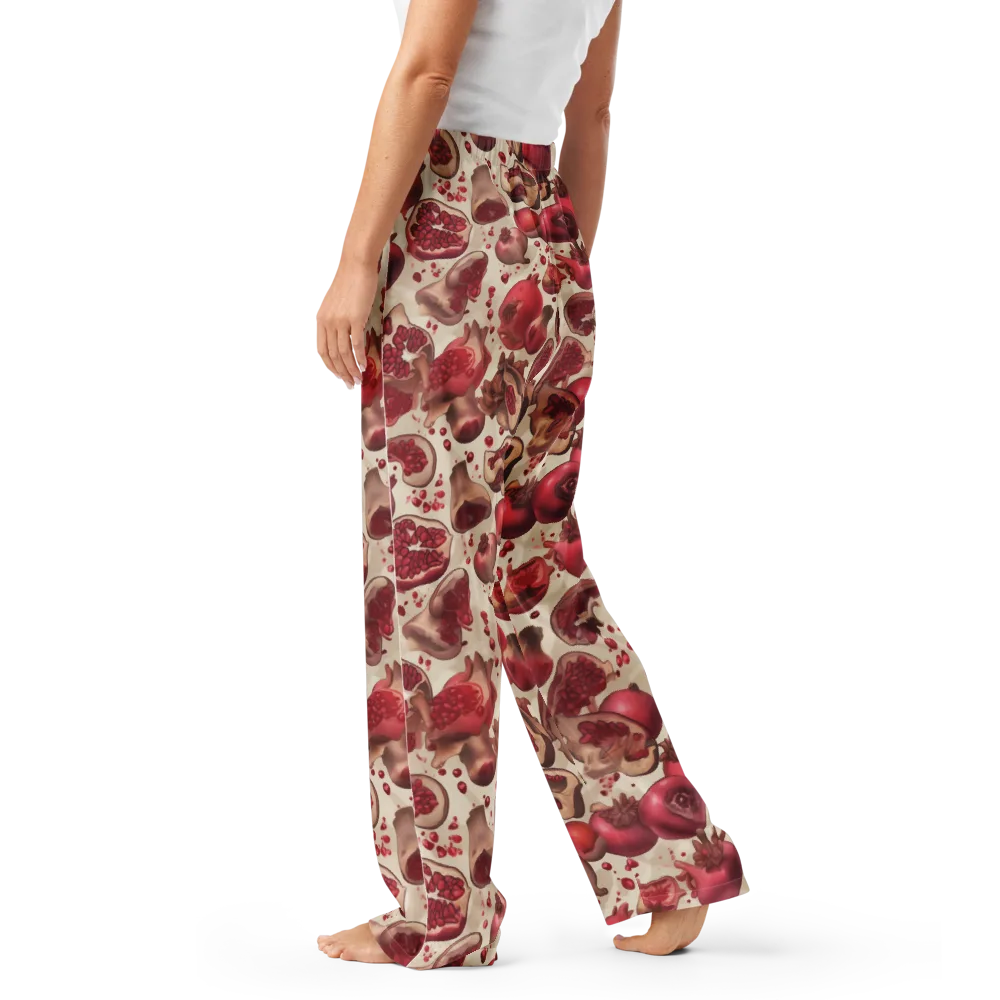 Pomegranate Atelier on Women's Pajama Pants — Left