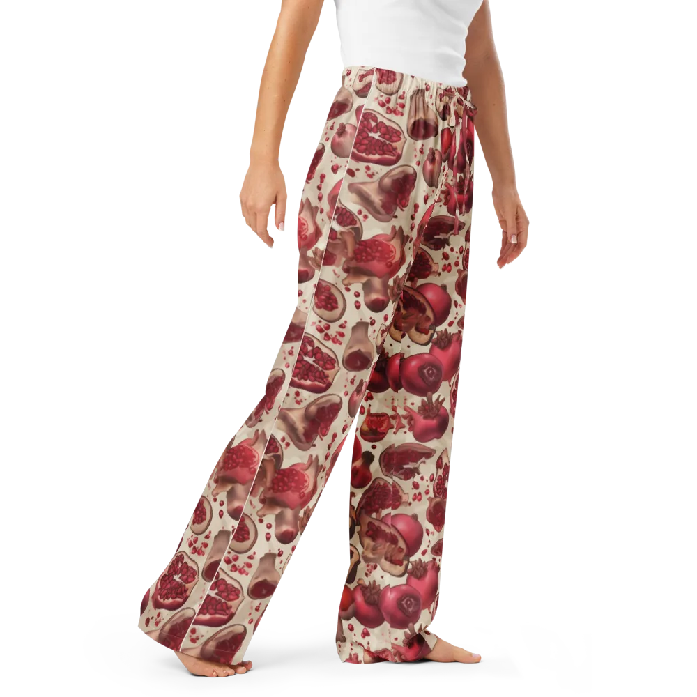 Pomegranate Atelier on Women's Pajama Pants — Right Front