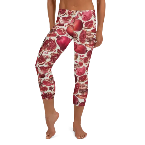 Pomegranate Parlor on a Capri Leggings