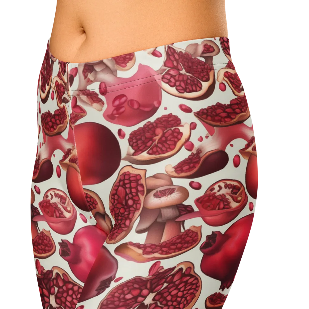 Pomegranate Parlor on Capri Leggings — Zoomed-in
