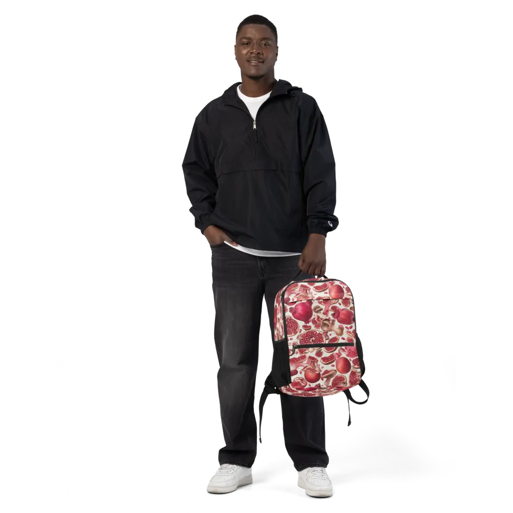 Pomegranate Parlor on Utility Backpack — Front