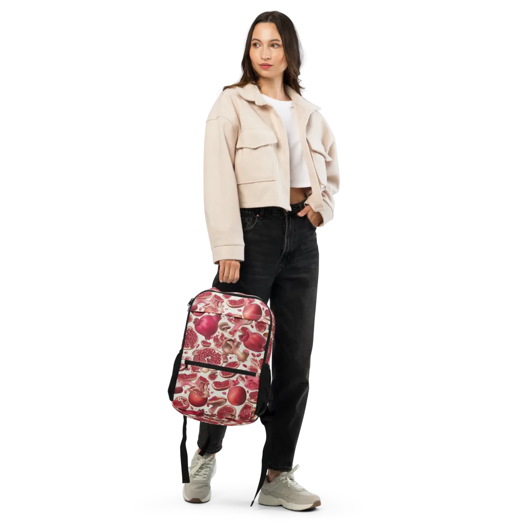 Pomegranate Parlor on Utility Backpack — Front
