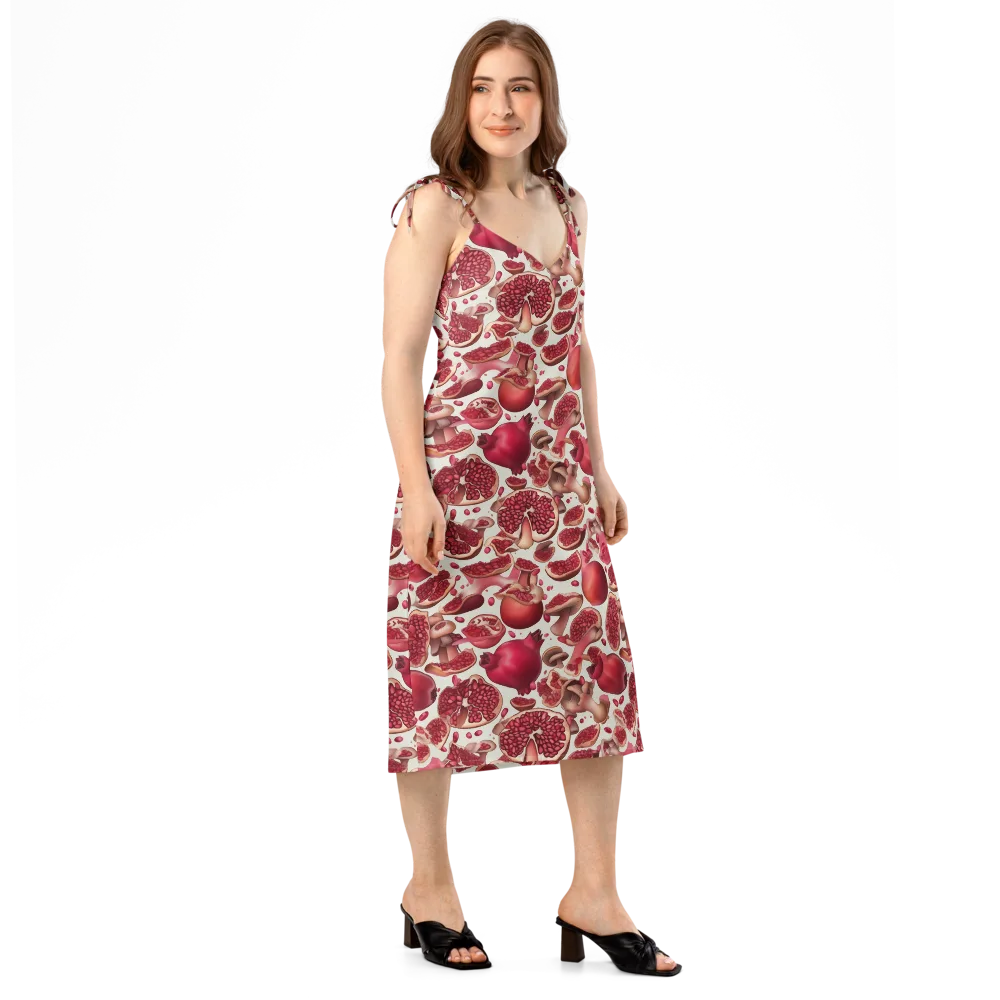 Pomegranate Parlor on Slip Dress — Right Front