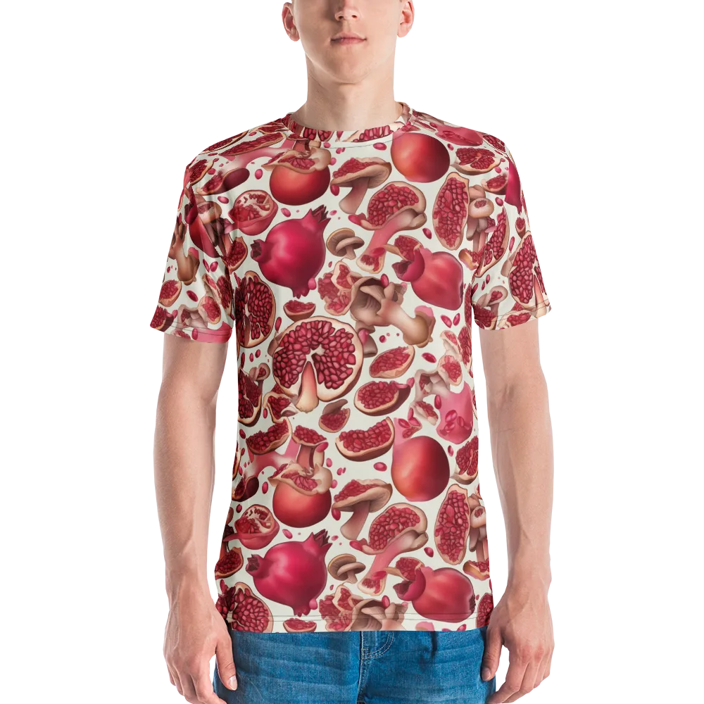 Pomegranate Parlor on Men's Crew Neck T-Shirt — Front