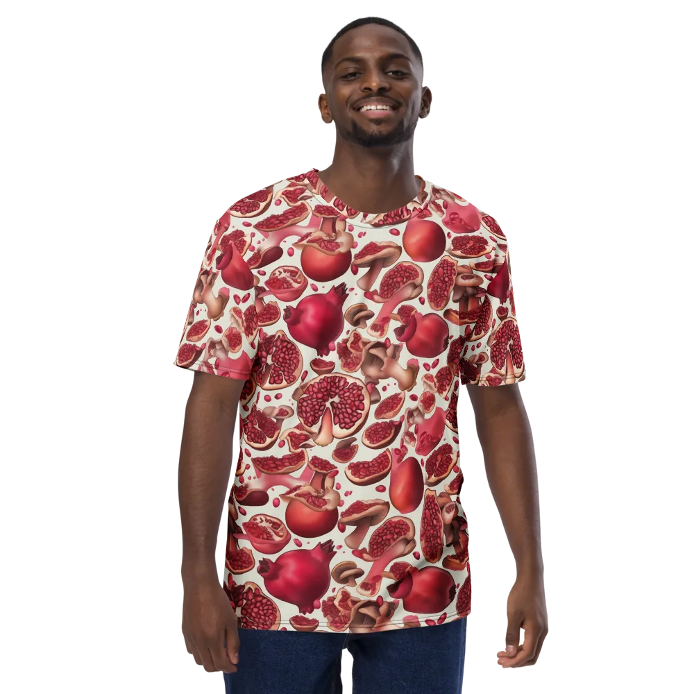 Pomegranate Parlor on Men's Crew Neck T-Shirt — Front
