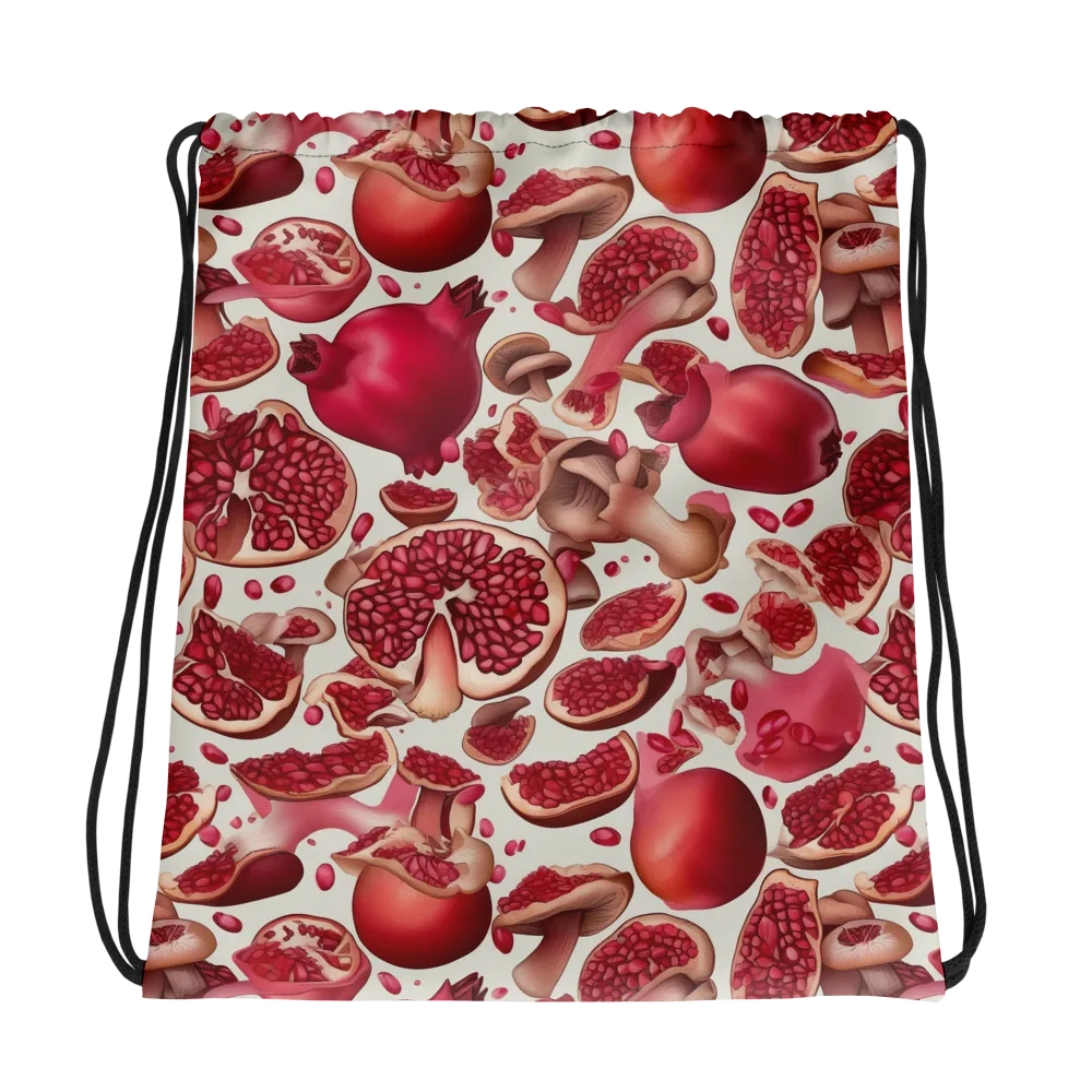 Pomegranate Parlor on Drawstring Bag — Photo