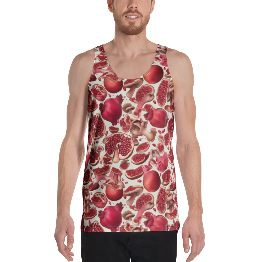 Pomegranate Parlor on Men's Tank Top — Front