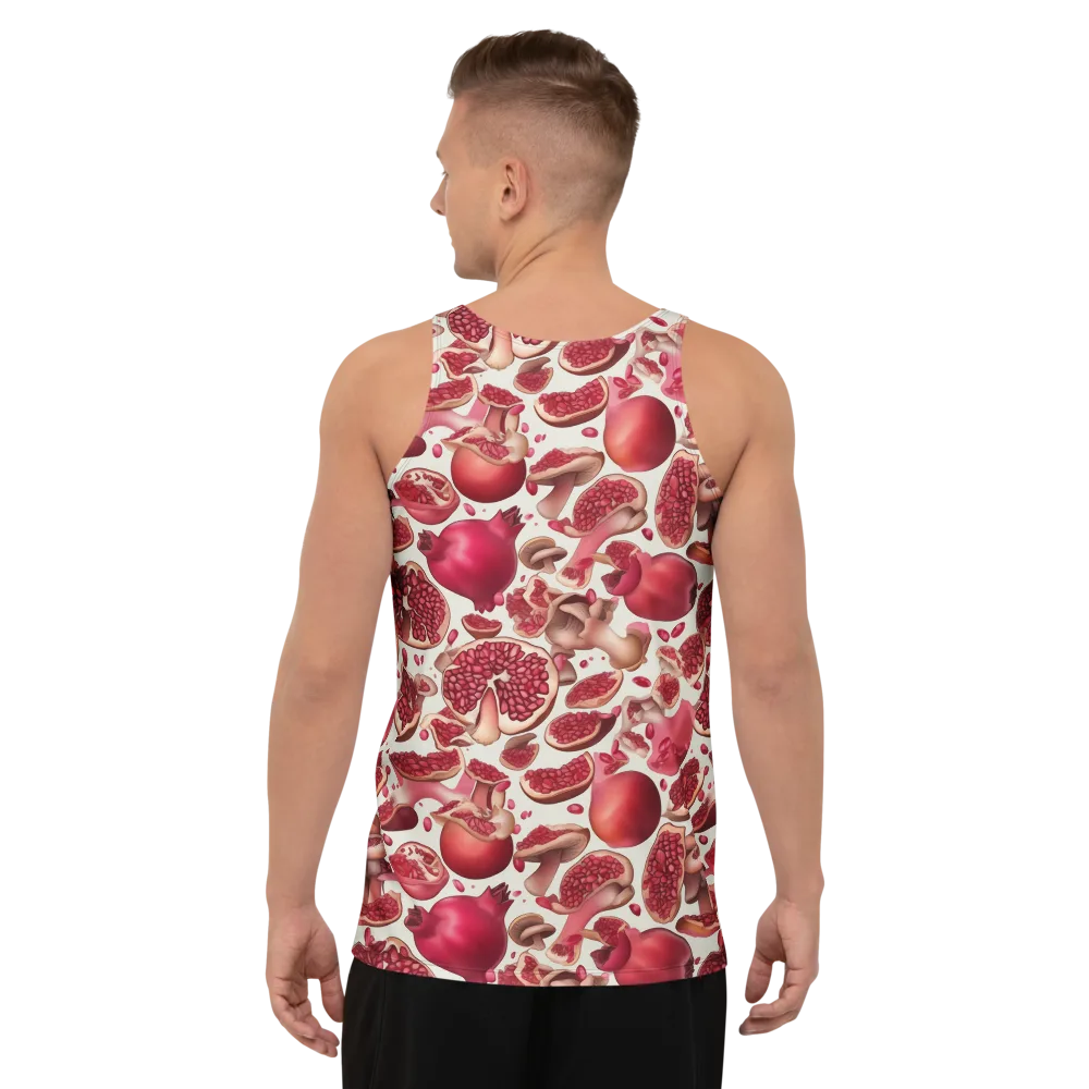 Pomegranate Parlor on Men's Tank Top — Back