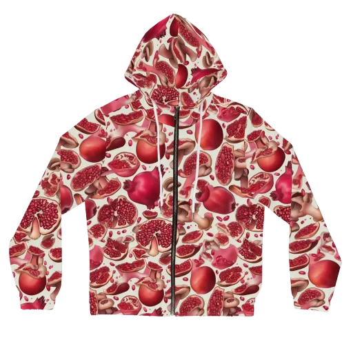 Pomegranate Parlor on a Women's Full-Zip Hoodie