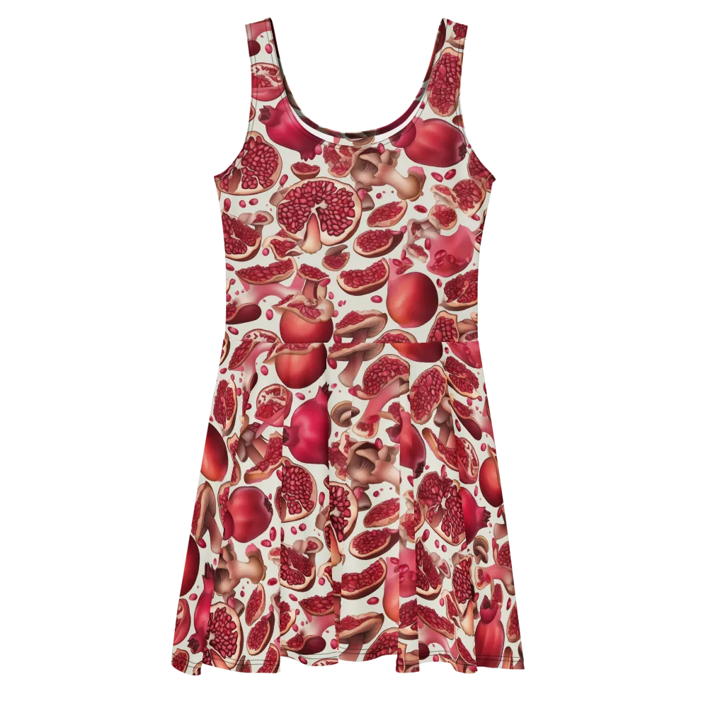 Pomegranate Parlor on Skater Dress — Front