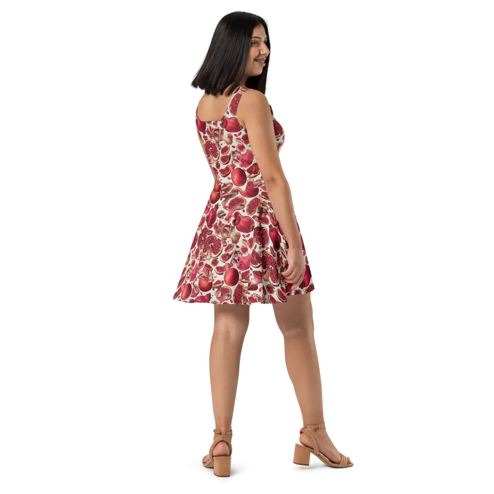 Pomegranate Parlor on Skater Dress — Right