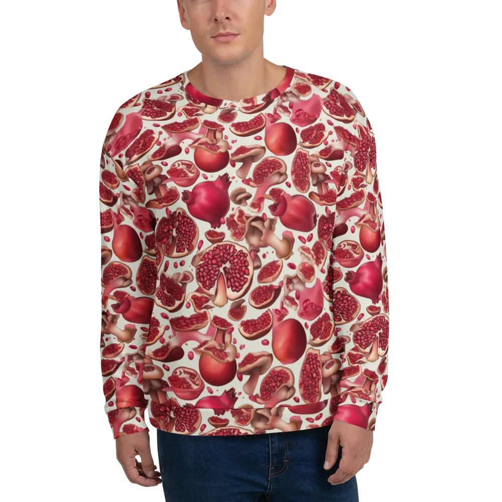 Pomegranate Parlor on Sweatshirt — Front