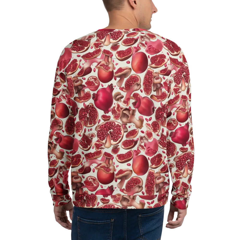 Pomegranate Parlor on Sweatshirt — Back