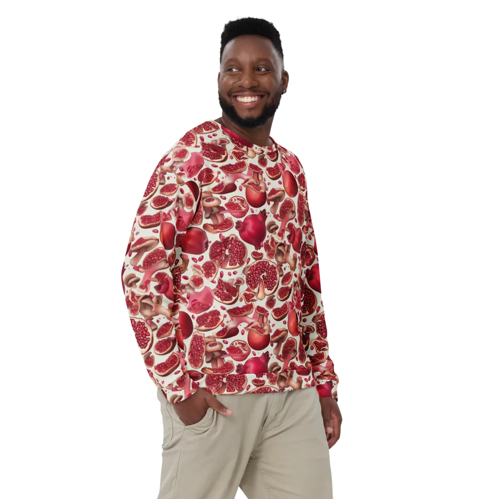 Pomegranate Parlor on Sweatshirt — Front
