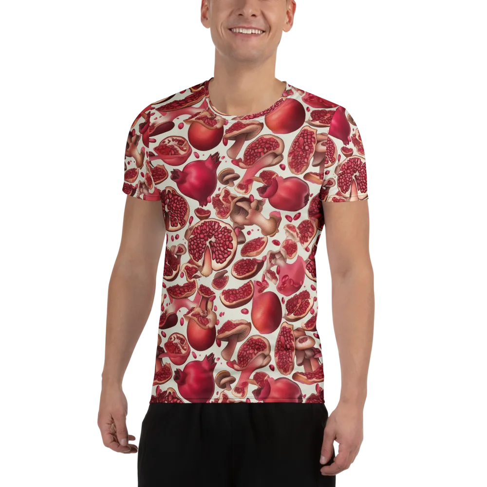 Pomegranate Parlor on Men's Athletic T-Shirt — Front