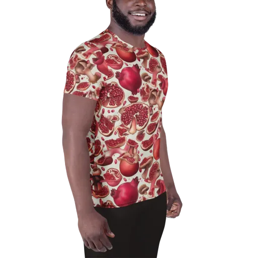 Pomegranate Parlor on a Men's Athletic T-Shirt