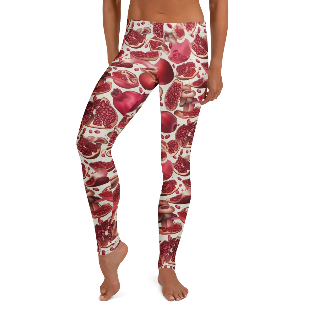 Pomegranate Parlor on Leggings — Front