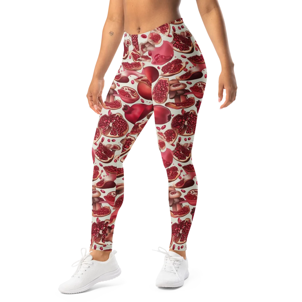 Pomegranate Parlor on Leggings — Left Front