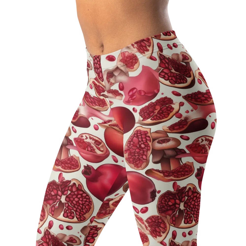 Pomegranate Parlor on Leggings — Left Front