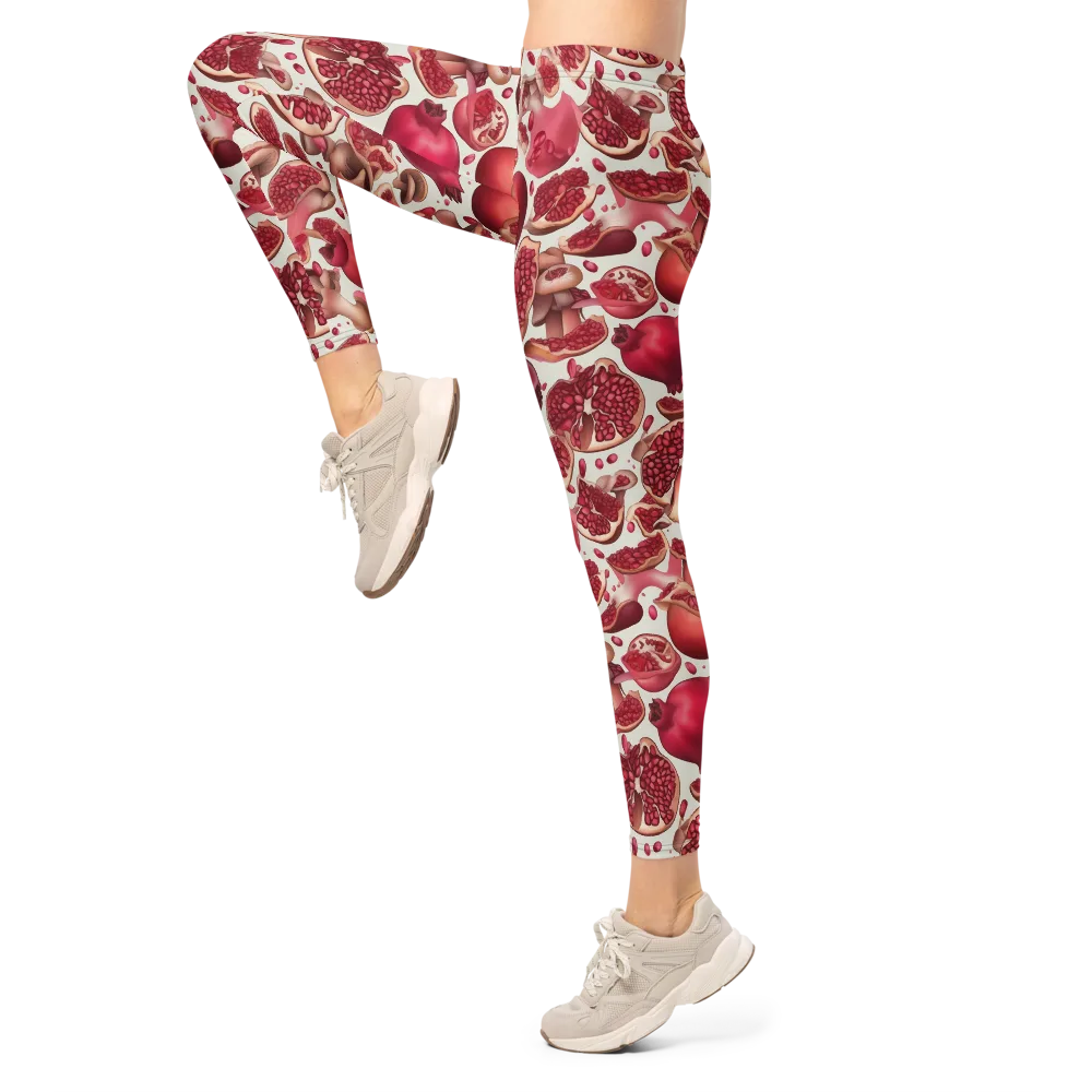 Pomegranate Parlor on Leggings — Left