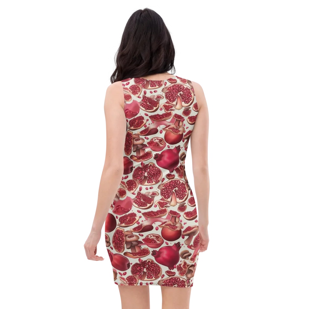 Pomegranate Parlor on Bodycon Dress — Back