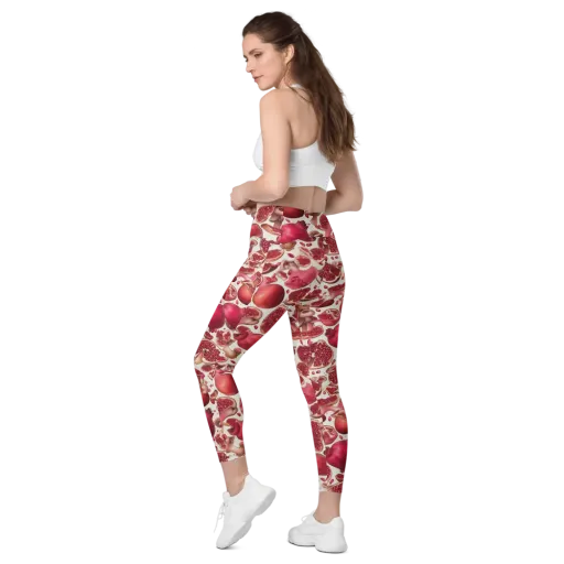 Pomegranate Parlor on a Leggings with Pockets