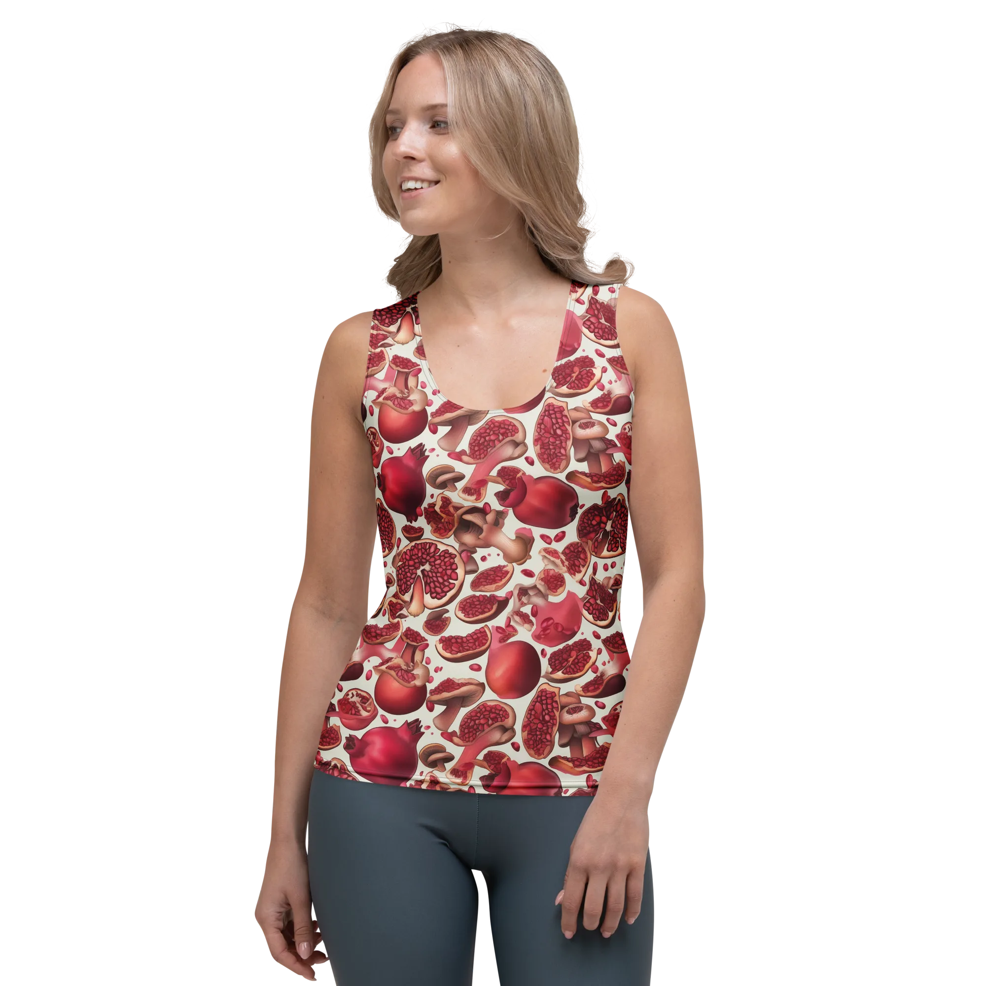 Pomegranate Parlor on Women's Tank Top — Front