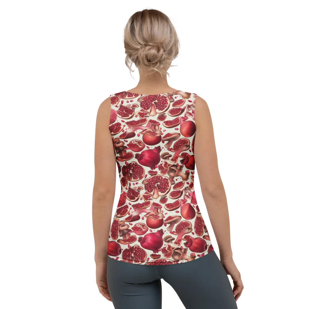 Pomegranate Parlor on Women's Tank Top — Back