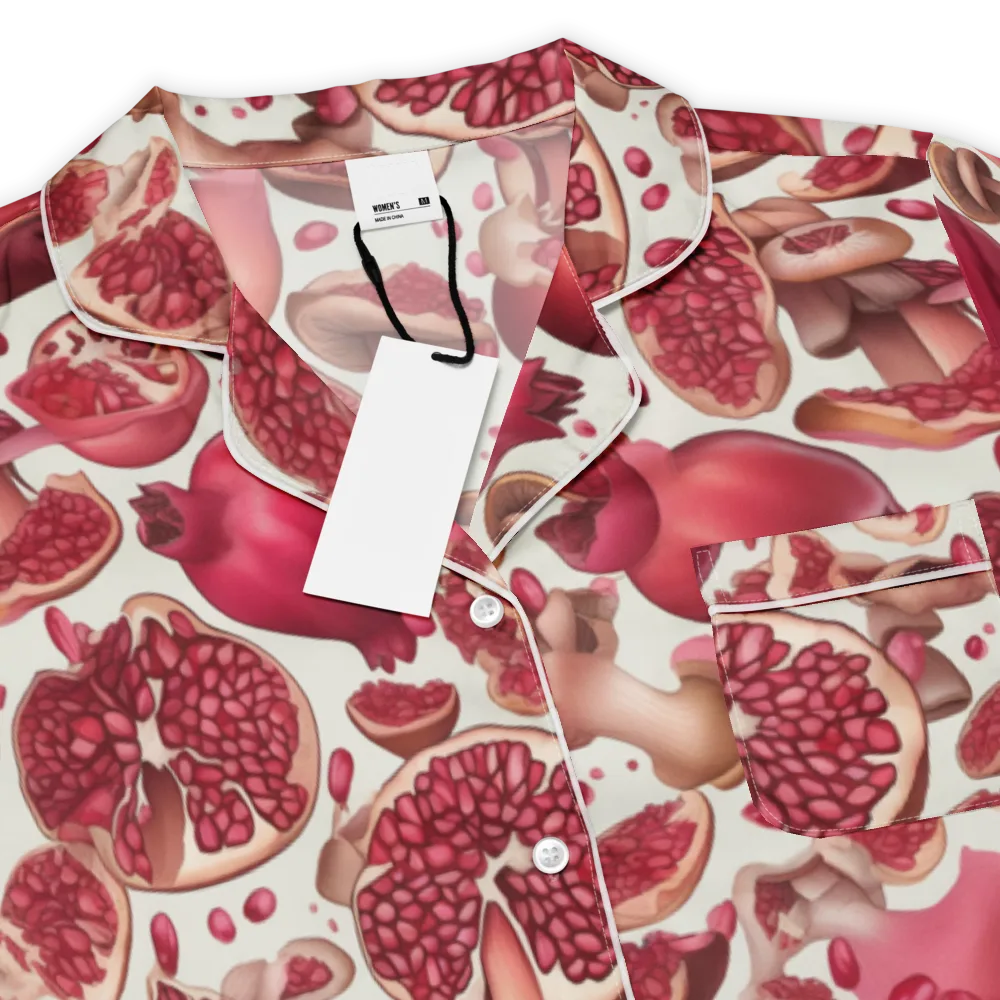 Pomegranate Parlor on Women's Short Sleeve Pajama Top — Product details