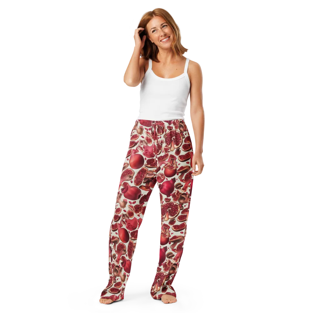 Pomegranate Parlor on Women's Pajama Pants — Front