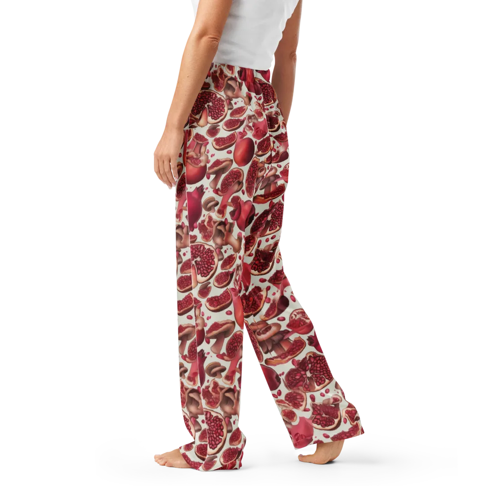 Pomegranate Parlor on Women's Pajama Pants — Left