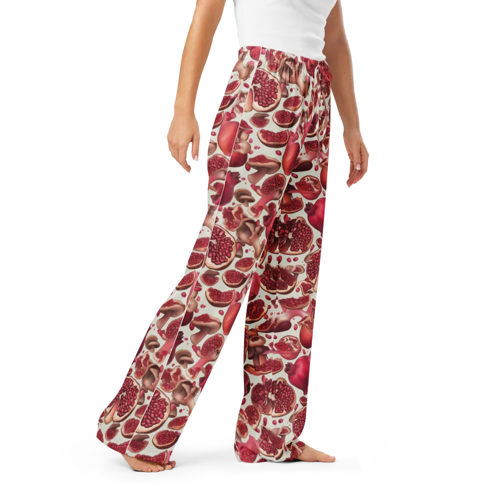Pomegranate Parlor on Women's Pajama Pants — Right Front