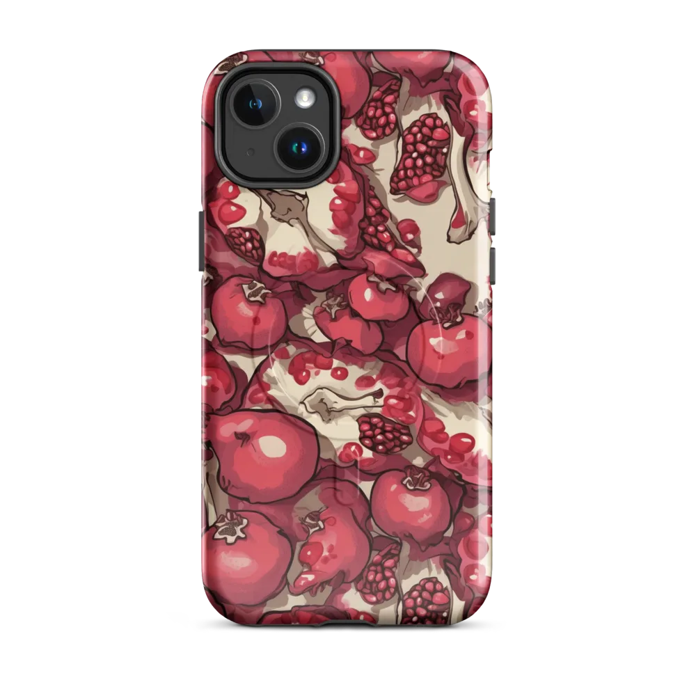 Pomegranate Rhapsody on MagSafe Tough Case for iPhone® — Front
