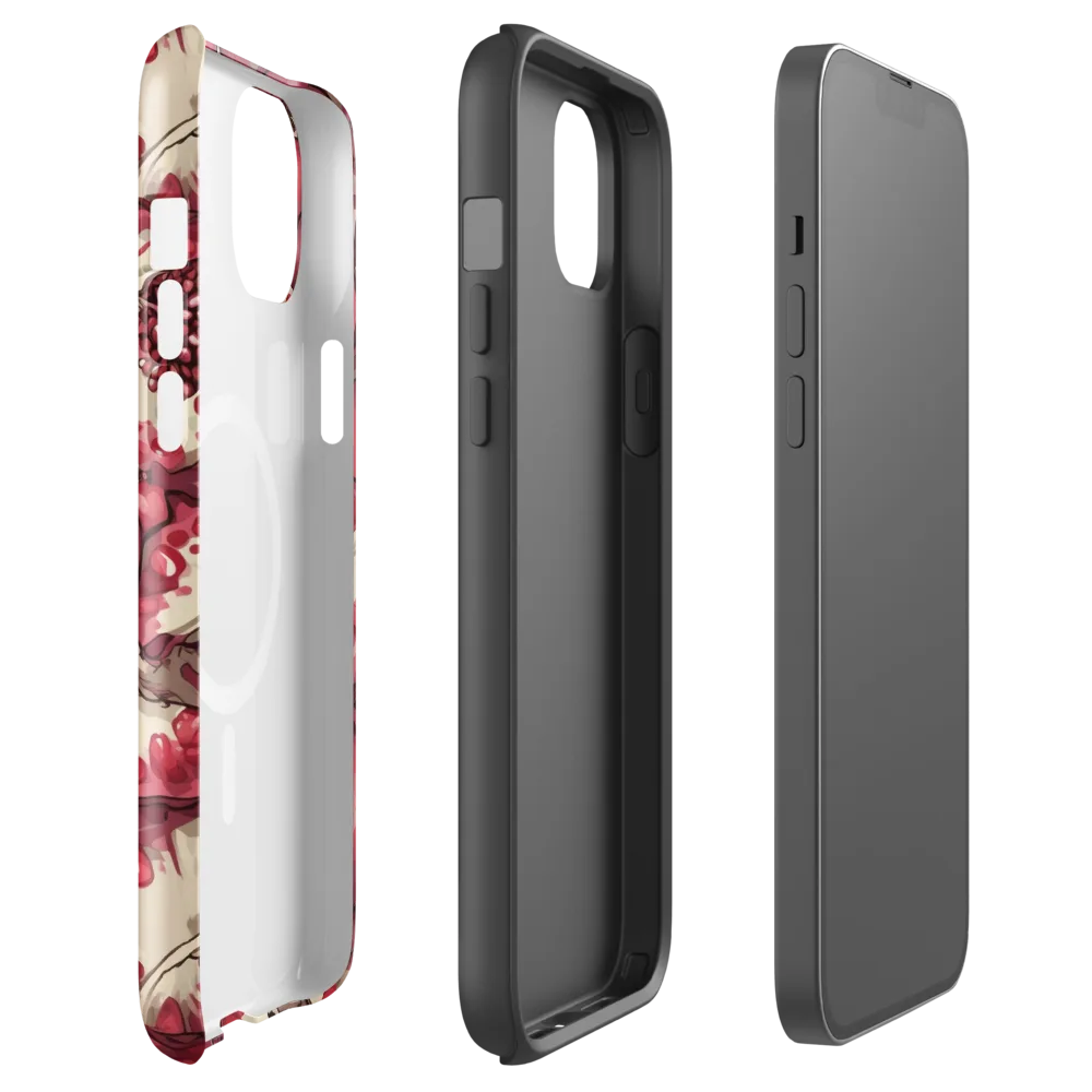 Pomegranate Rhapsody on MagSafe Tough Case for iPhone® — Front