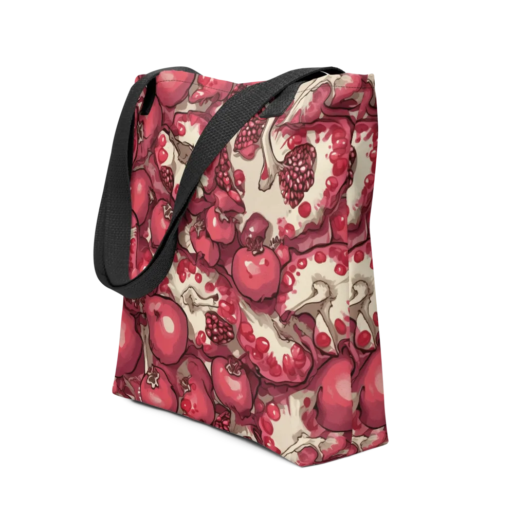 Pomegranate Rhapsody on Tote Bag — Front