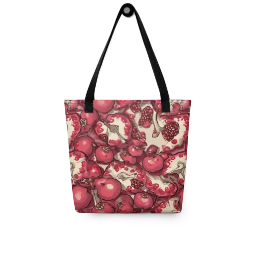 Pomegranate Rhapsody on a Tote Bag