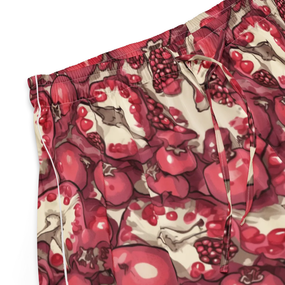 Pomegranate Rhapsody on Women's Pajama Shorts — Product details
