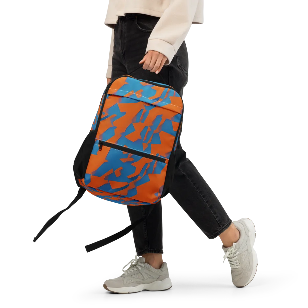 Ember Geometry on Utility Backpack — Front