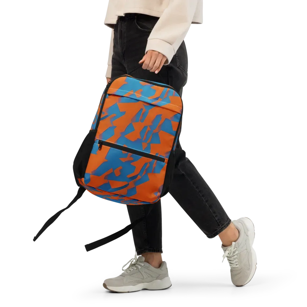 Ember Geometry on Utility Backpack — Front